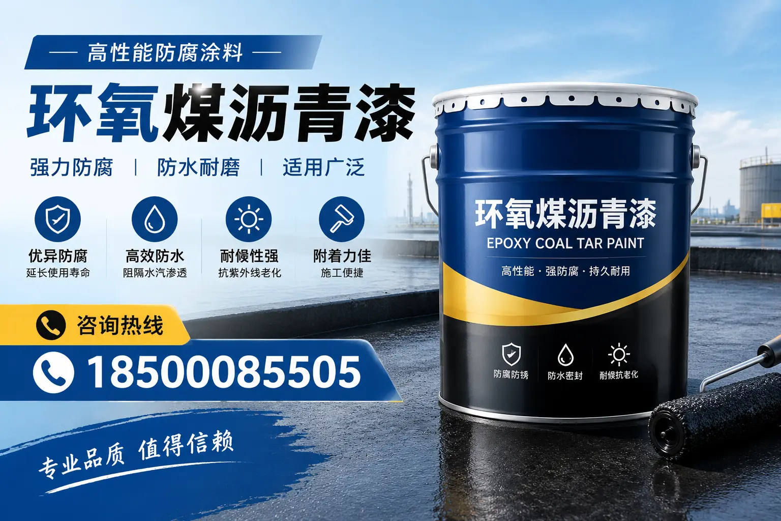 环氧煤沥青漆的主要成分与功能,肇庆用户深度了解