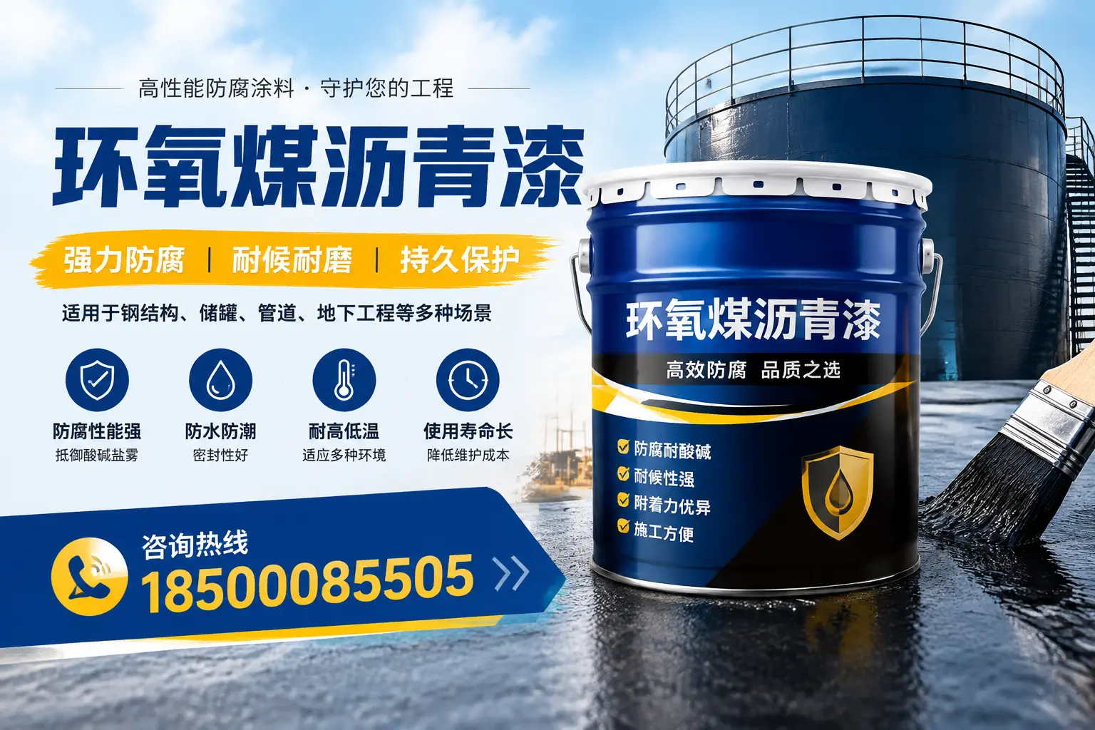 环氧煤沥青漆在工业中的应用,肇庆企业的选择